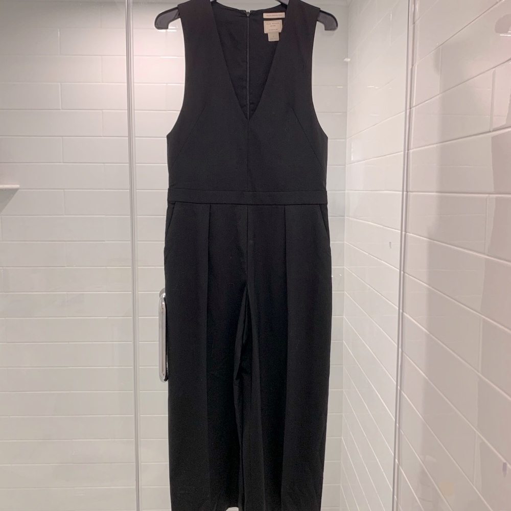 Club Monaco VNeck Wool Jumpsuit